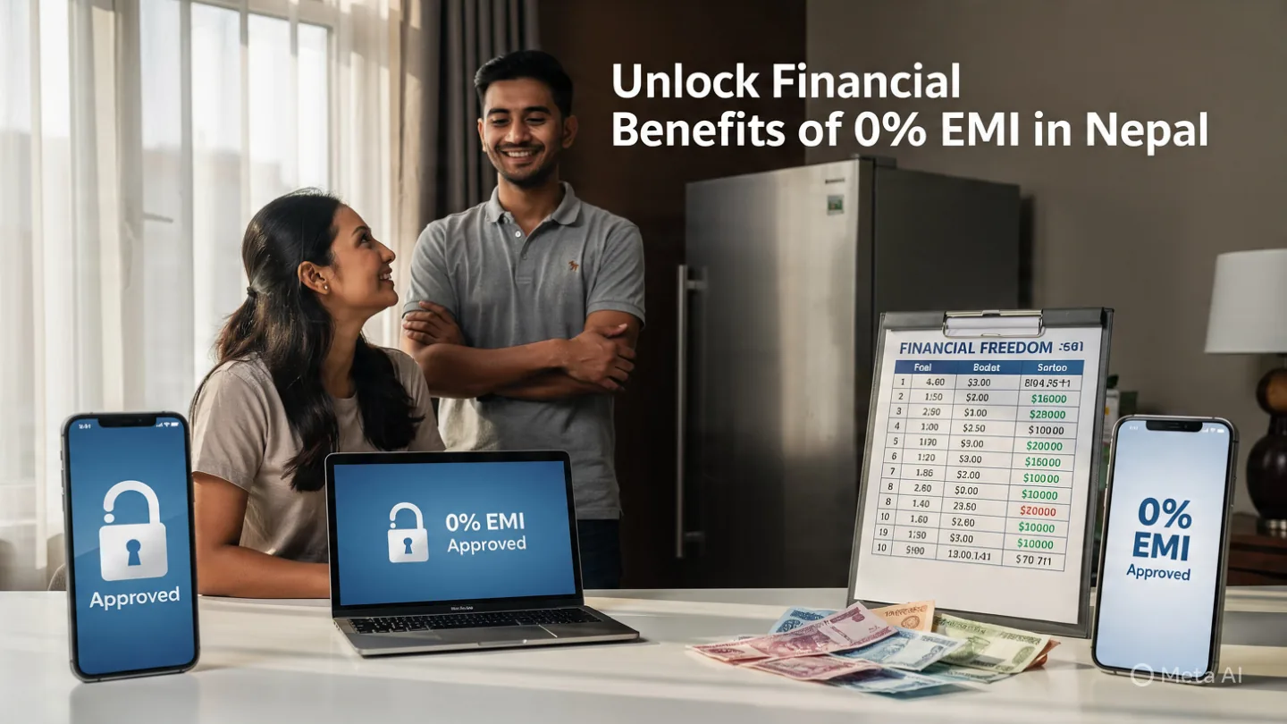 Unlock Financial Freedom: Benefits of 0% EMI in Nepal Unlock Financial Freedom: Benefits of 0% EMI in Nepal